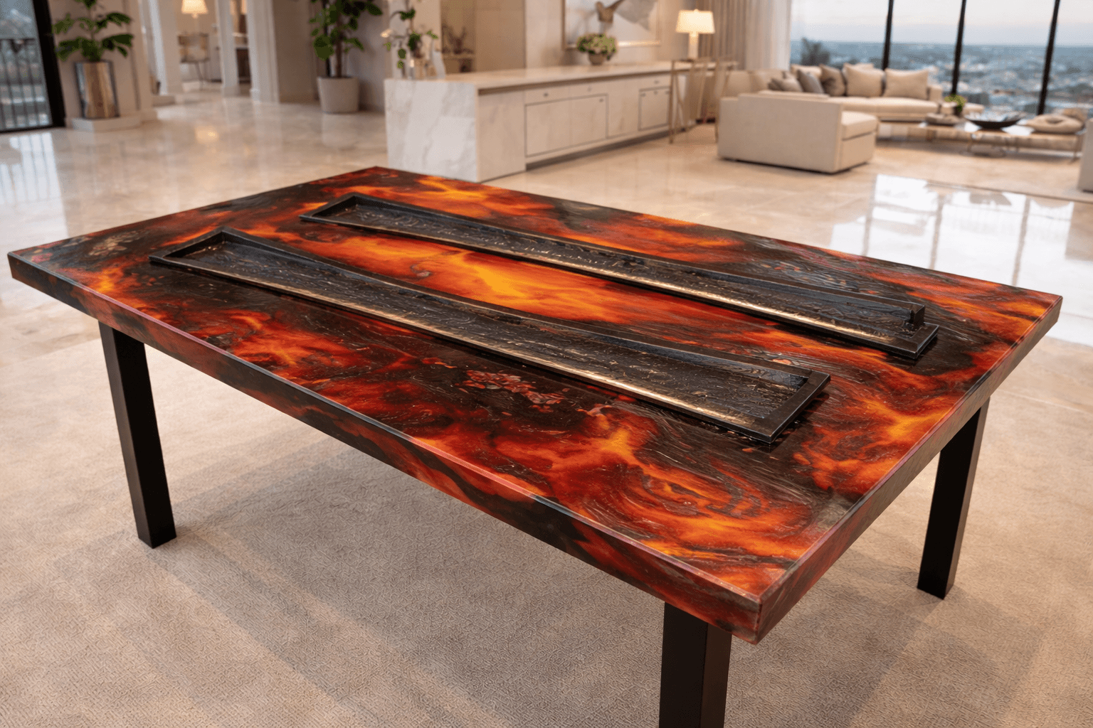 Lava Forge Dining Table